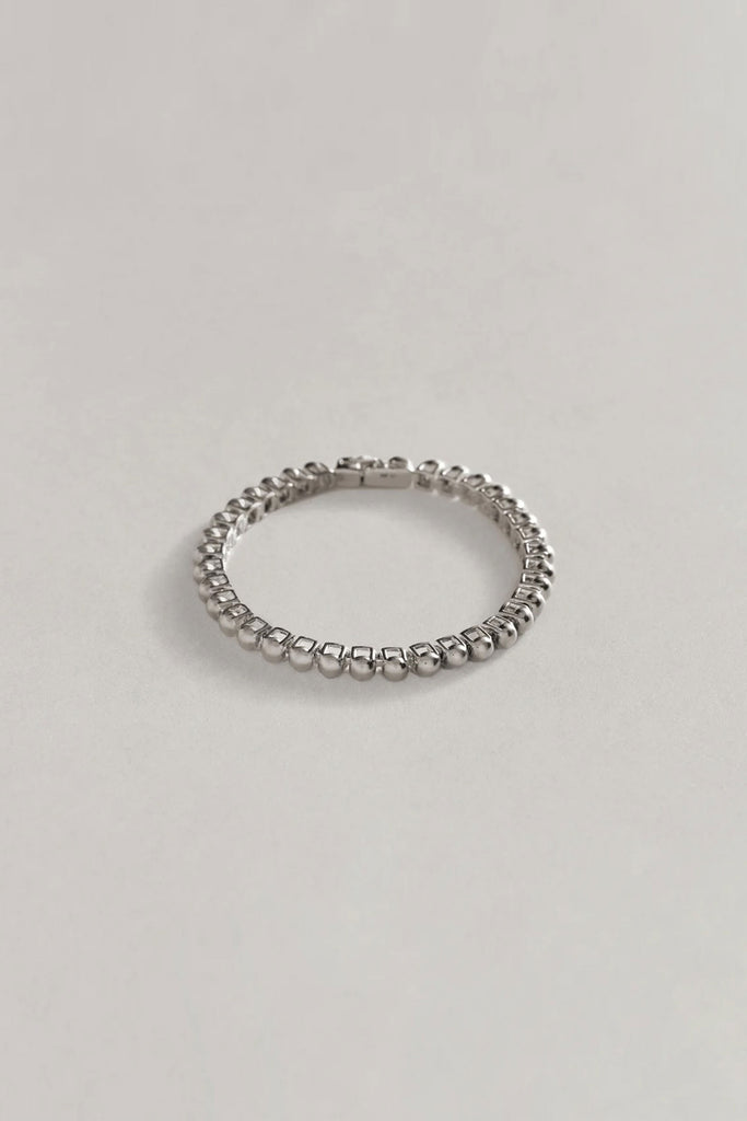 Tennis Bracelet (Silver) by Annika Inez