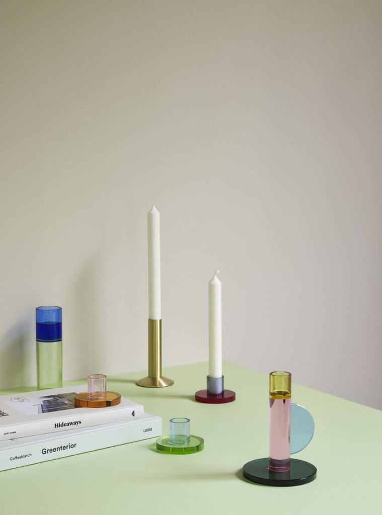 Astra Candlestick Holder (Green) by Yo Home