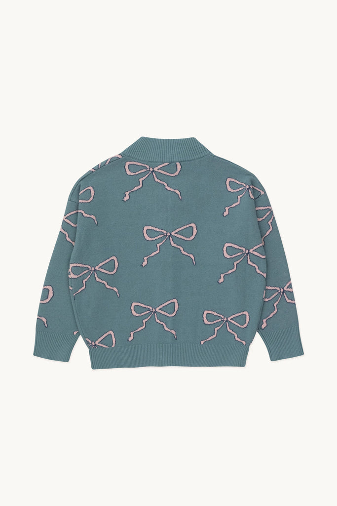 Bow Mockneck Cardigan (Kids) by Tiny Cottons