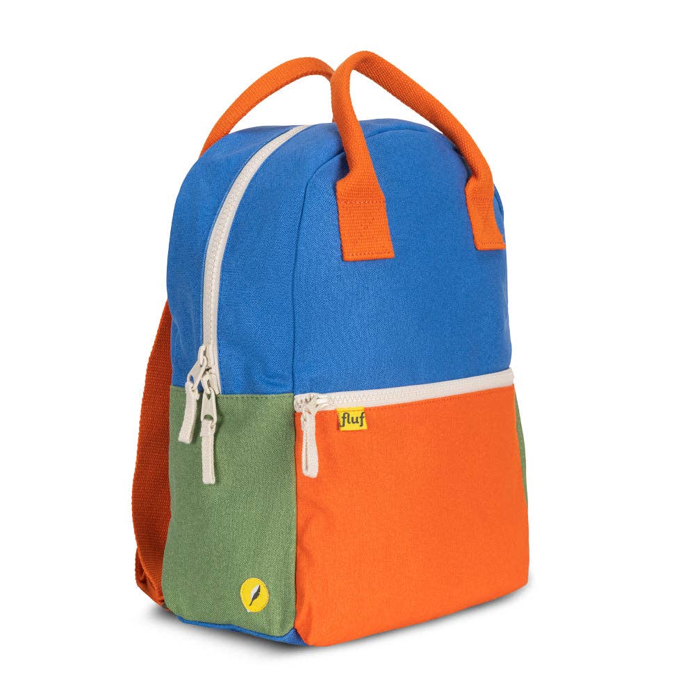 Junior Backpack (Cobalt Orange) by Fluf