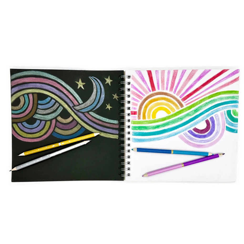 Dual Ended Colored Pencil Set (Rainbow) by Snifty