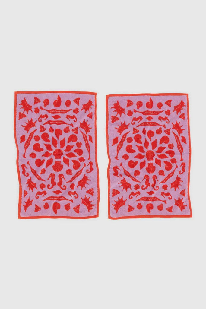Hand Towel Set (Sea Shells) by Baggu