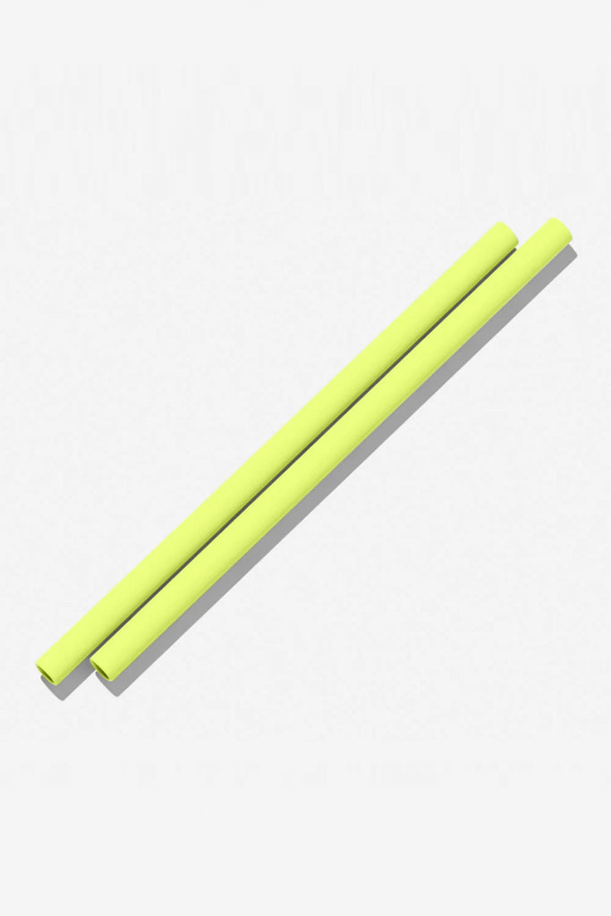 Silicone Straws 2 Pack (Pineapple) by Bink