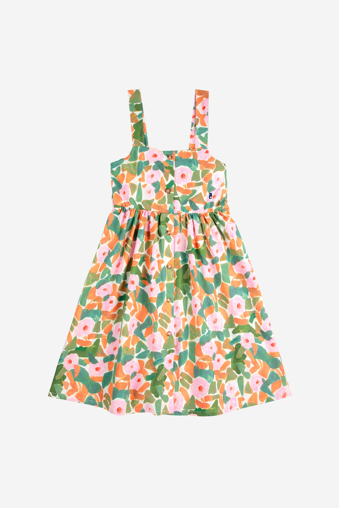 Floral Strap Dress (Kids) by Bobo Choses