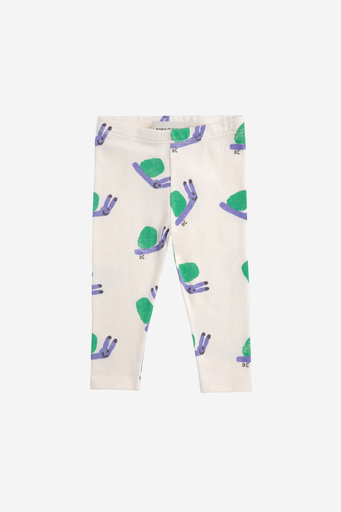 Funny Snail Leggings (Baby) by Bobo Choses