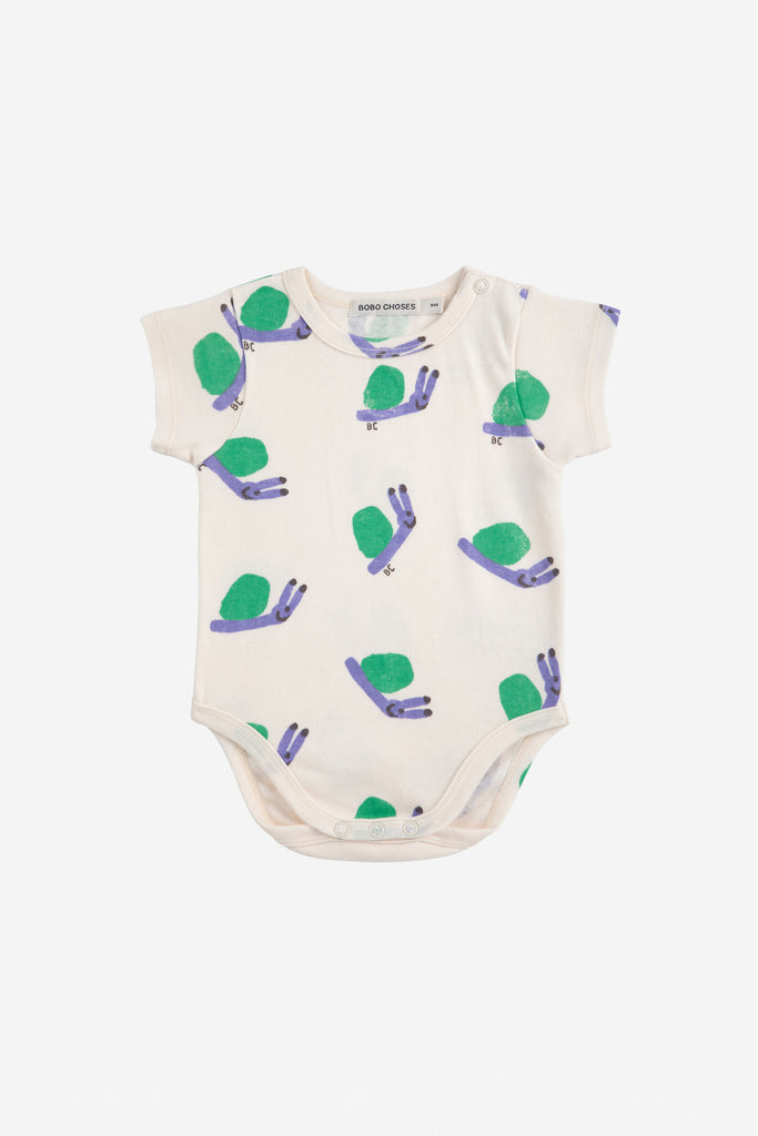 Funny Snail Onesie by Bobo Choses