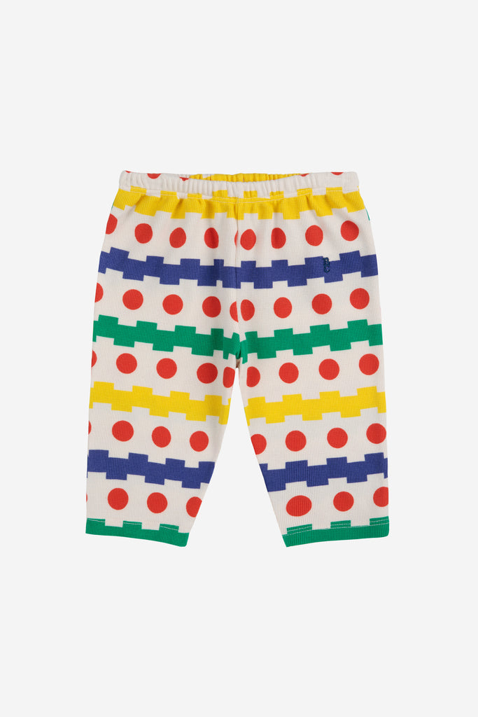 Geometric Waffle Pants (Baby) by Bobo Choses