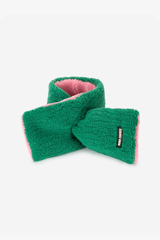 Sheepskin Neck Warmer (Pink) by Bobo Choses
