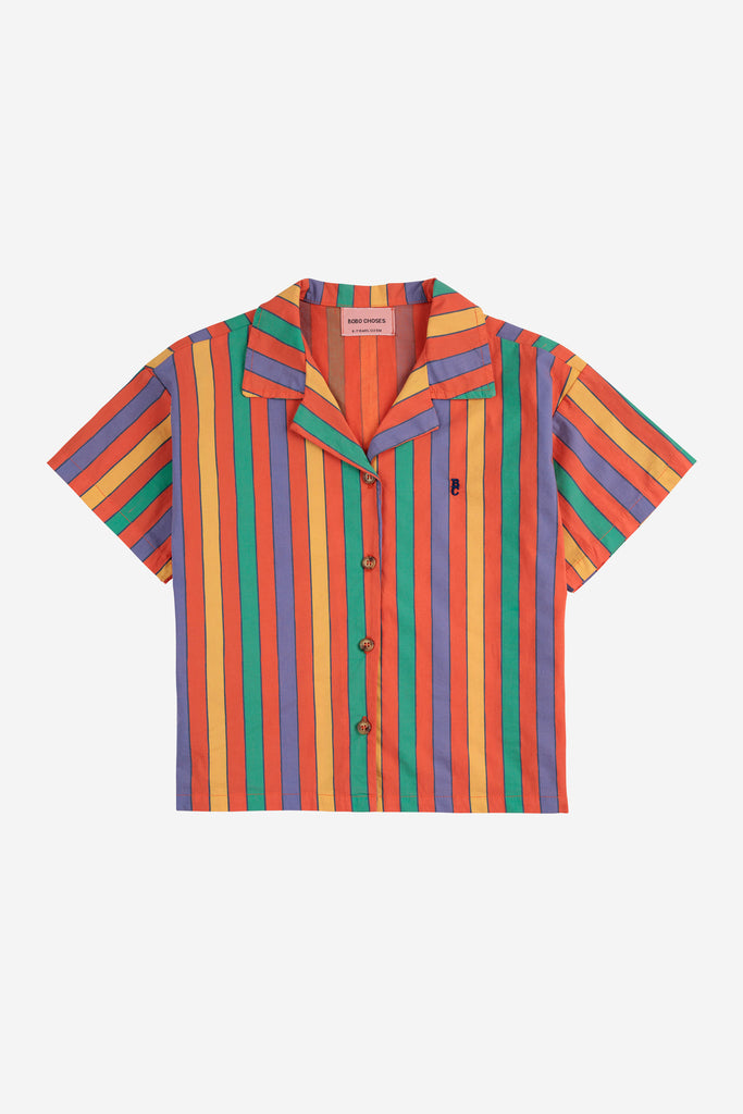 Multicolor Stripes Shirt (Kids) by Bobo Choses