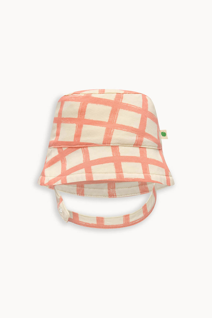 Checker Sun Hat (Terracotta) by bonniemob