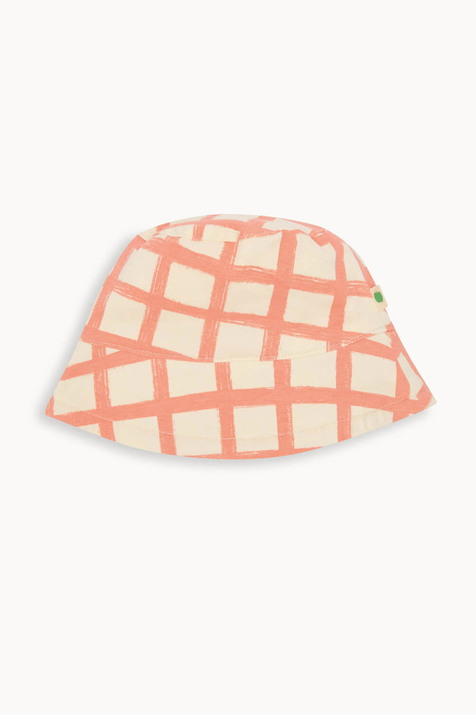 Checker Sun Hat (Terracotta) by bonniemob