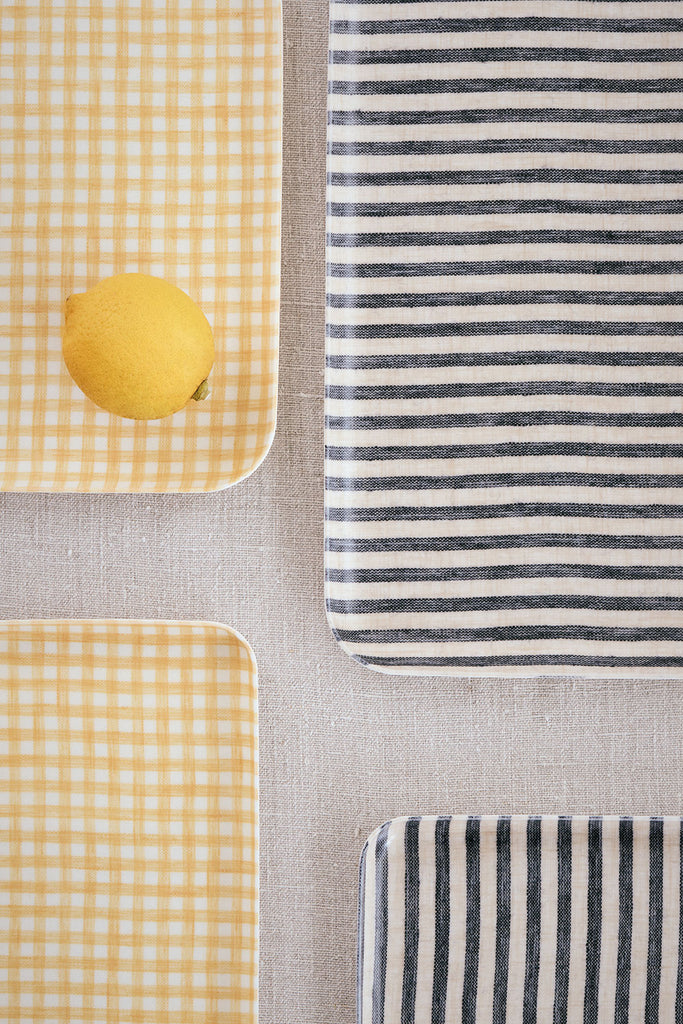Small Linen Coated Tray (Jasper) by Fog Linen Work