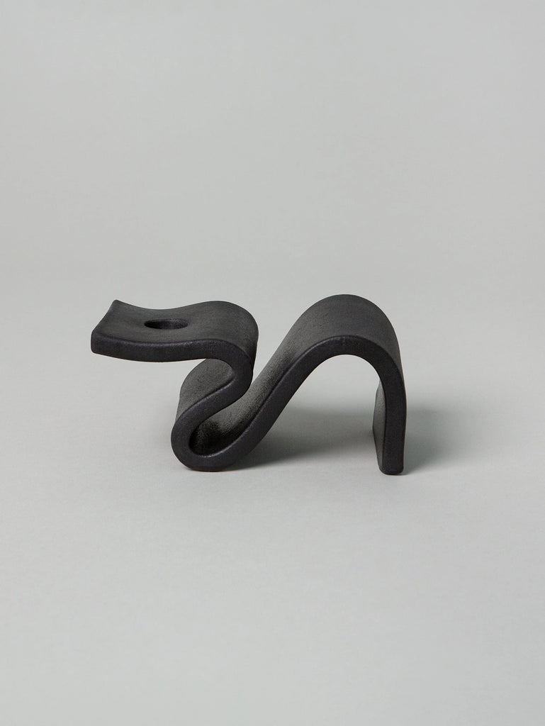 Wei Candlestick Holder (Black) by Virginia Sin