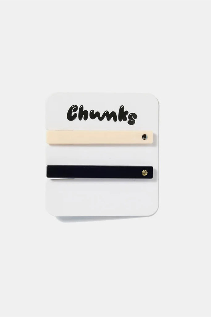 Allie Clips (Cream/Black) by The Yo Store