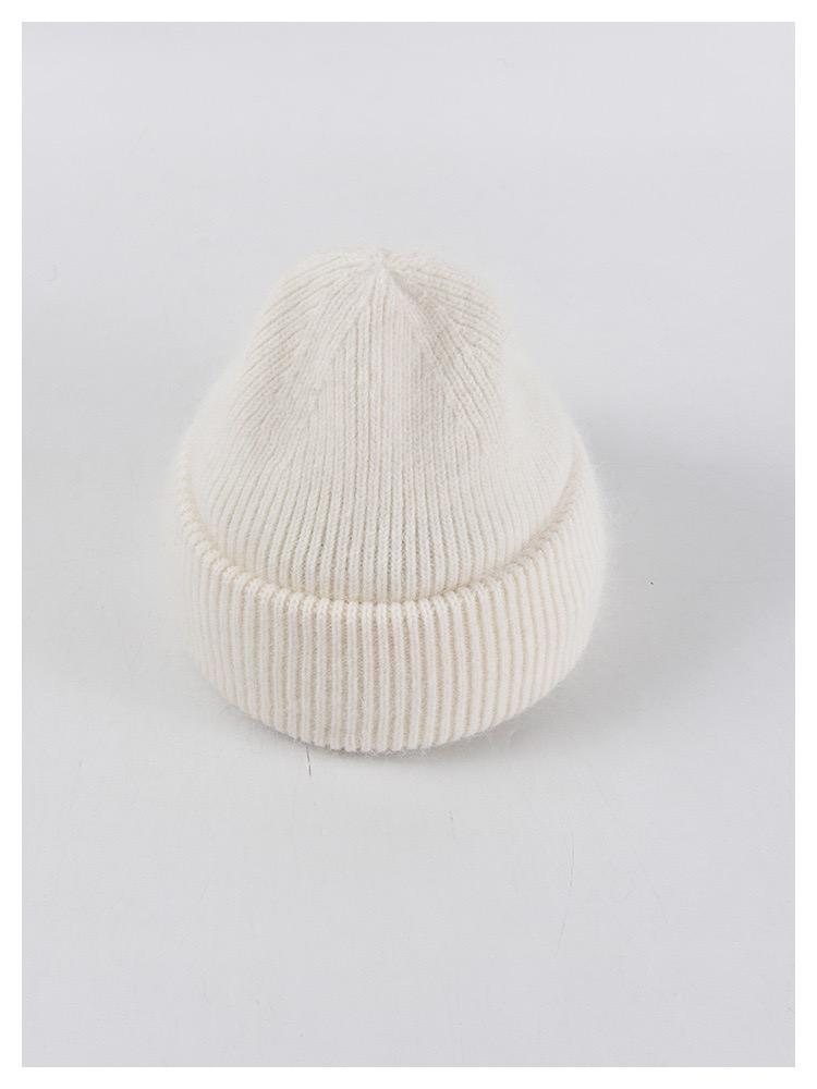 Angora Beanie (Ivory) by The Yo Store