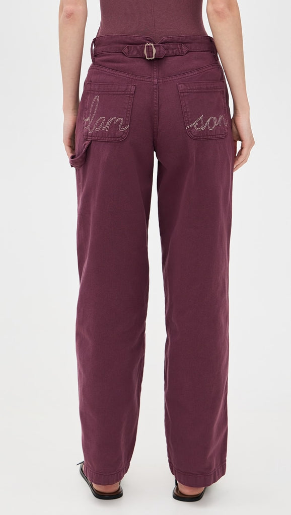 Drew Jeans (Burgundy) by Damson Madder