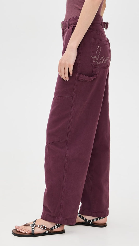 Drew Jeans (Burgundy) by Damson Madder