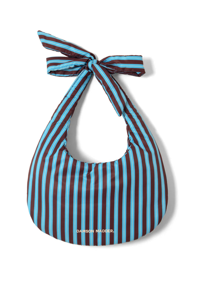 Minimal Quinn Bag (Choc Stripe) by Damson Madder