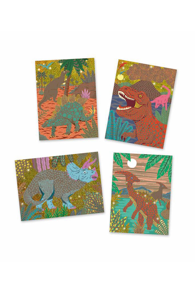 Scratch Cards (Dinosaurs) by Djeco Toys