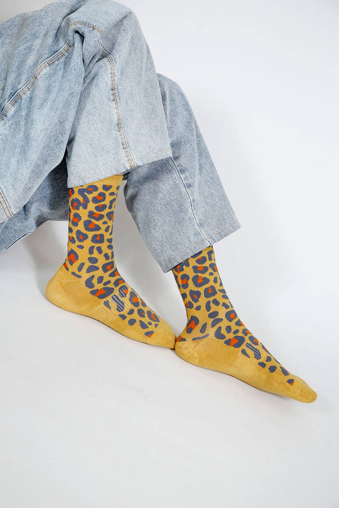 Leo Crew Socks (Tan) by Tailored Union