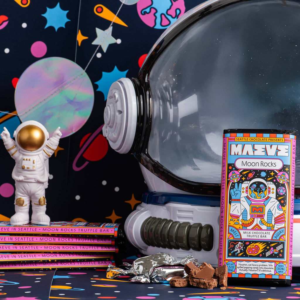 Moon Rocks Truffle Bar by Seattle Chocolate Presents Maeve