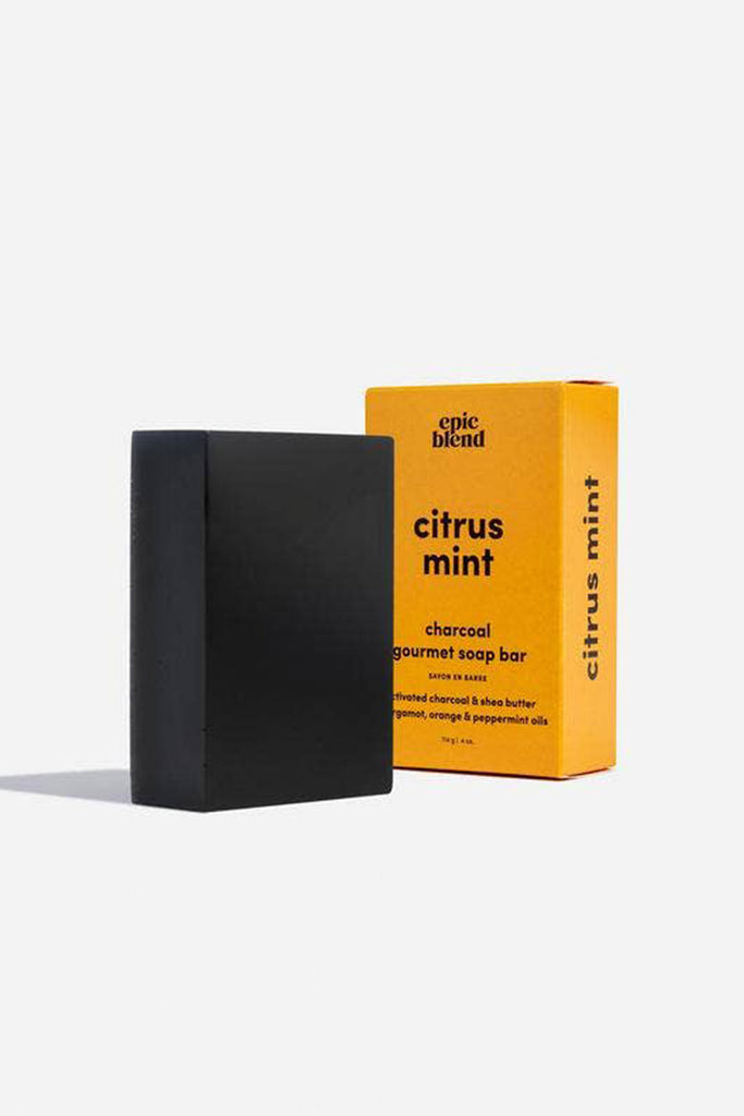 Charcoal Bar Soap (Citrus Mint) by Epic Blend