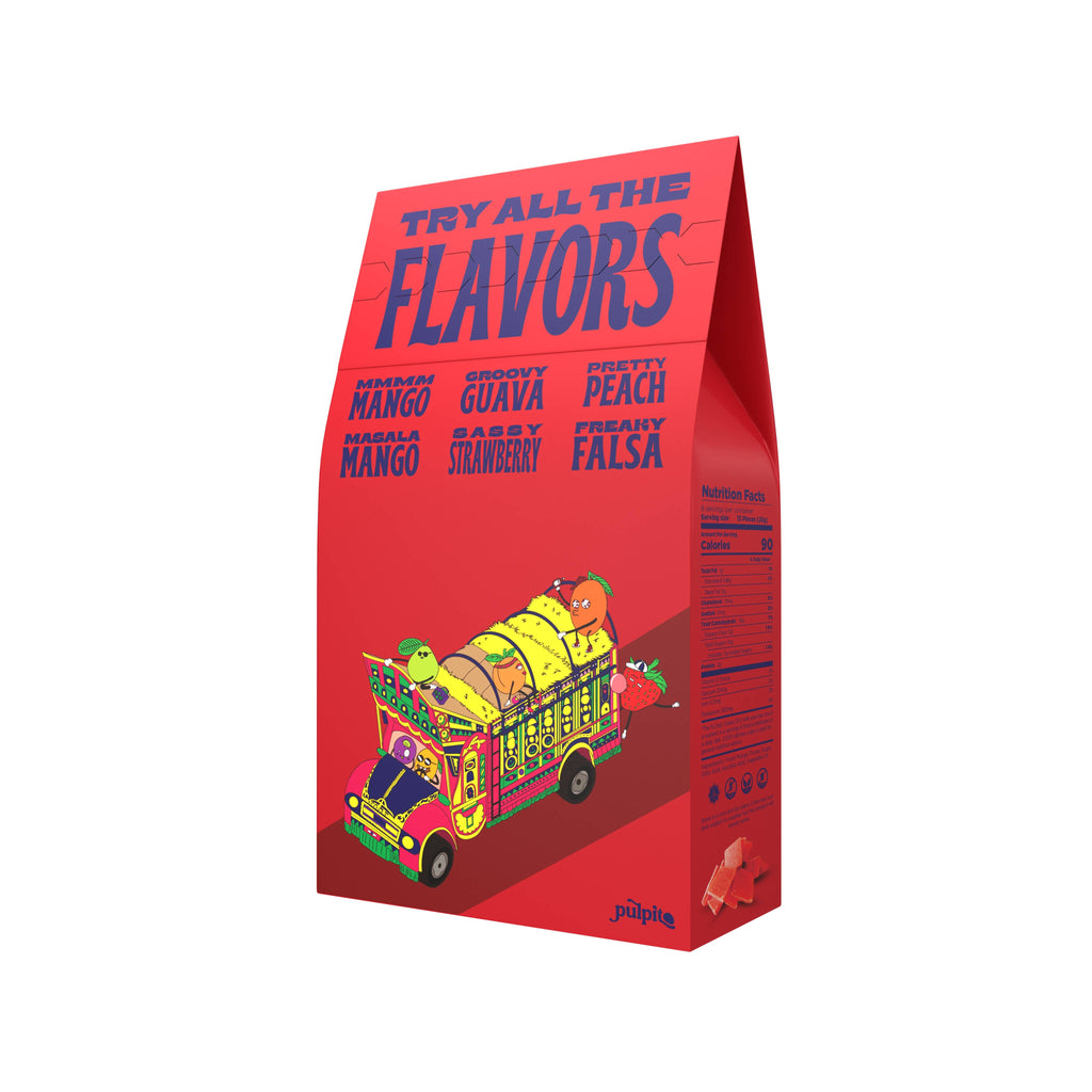 Natural Fruit Snacks (Sassy Strawberry) by Pulpito Fruit Bites