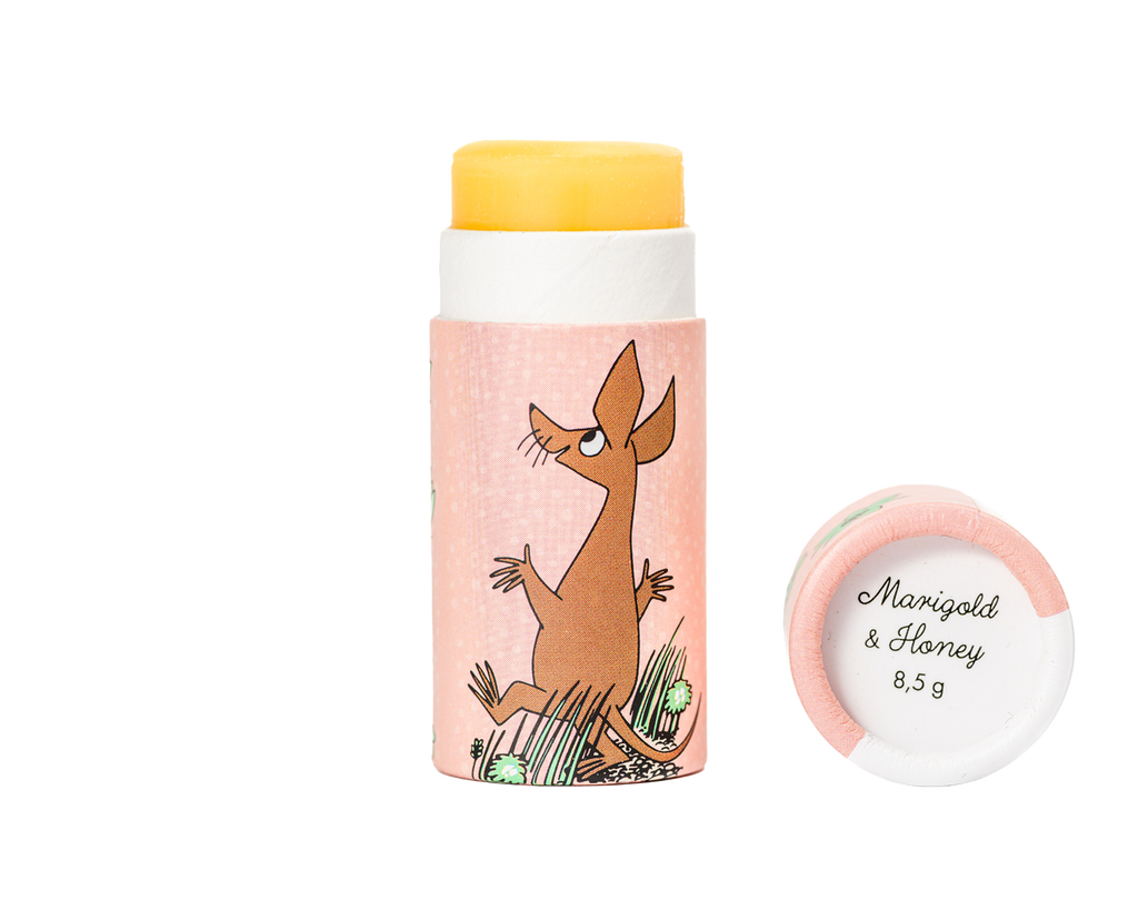 Moomin Beeswax Lip Balm (Marigold & Honey) by Gustaf och Linnea