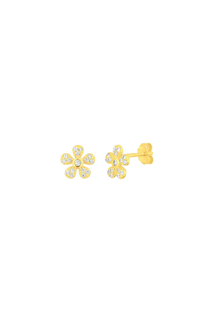 Flower Studs (Gold) by The Yo Store