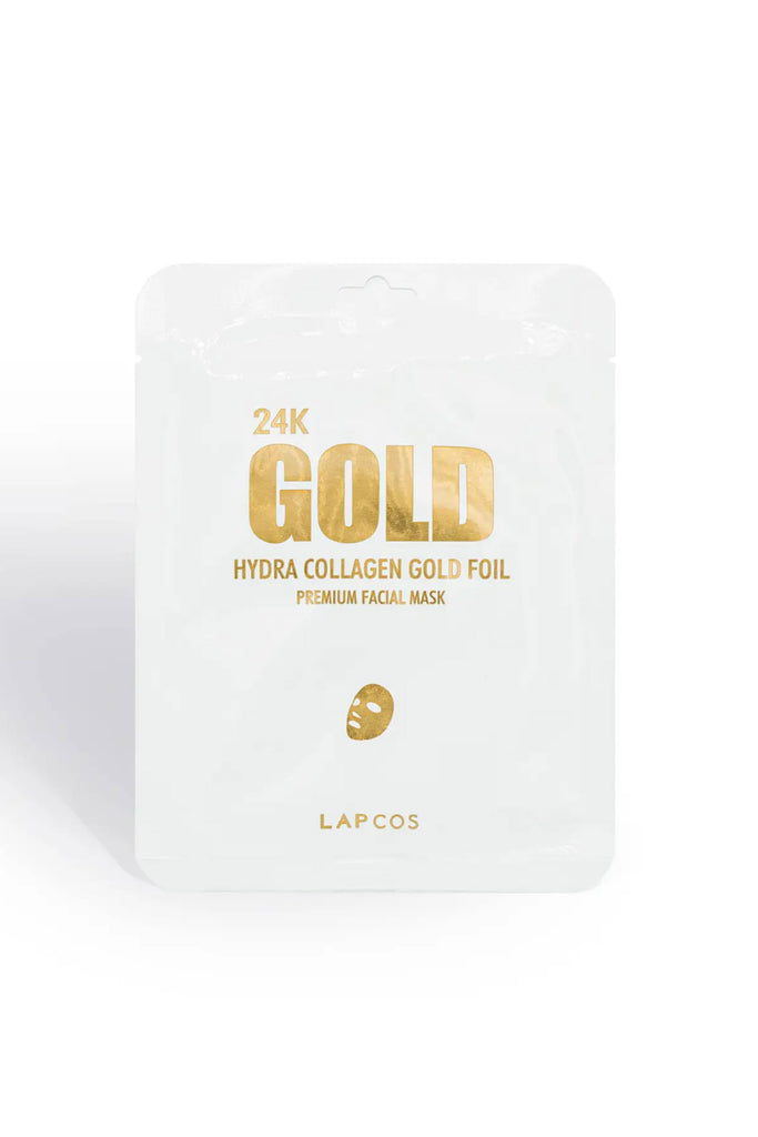 24k Gold Foil Premium Face Mask by LAPCOS