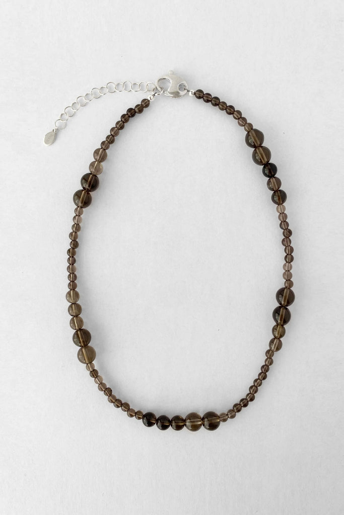 Avery Necklace (Smoky Quartz) by Kara Yoo