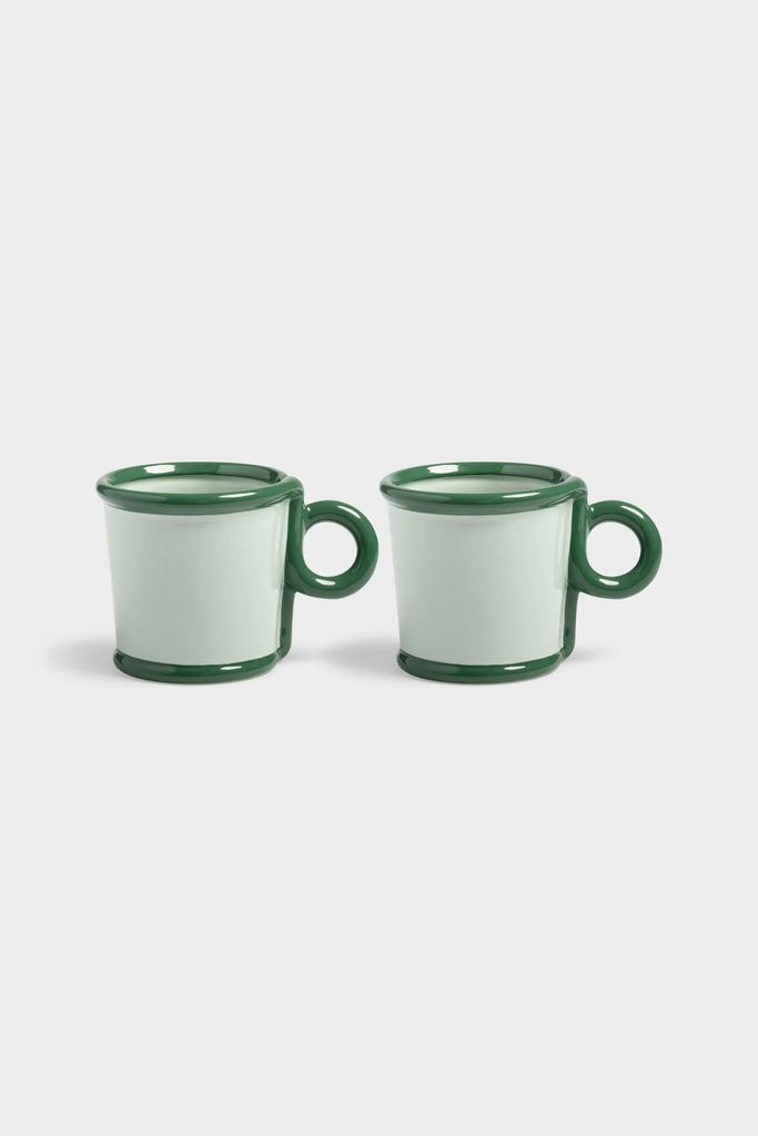 Green Loop Mug Set of 2 (Various) by &klevering