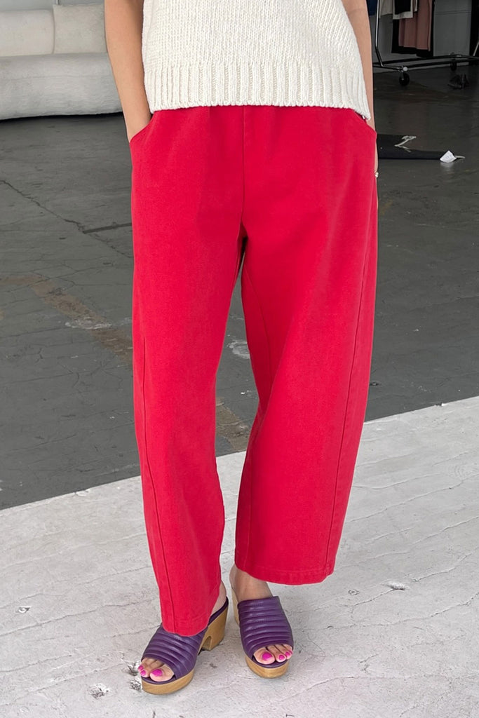 Arc Pants (Crayon Red) by Le Bon Shoppe