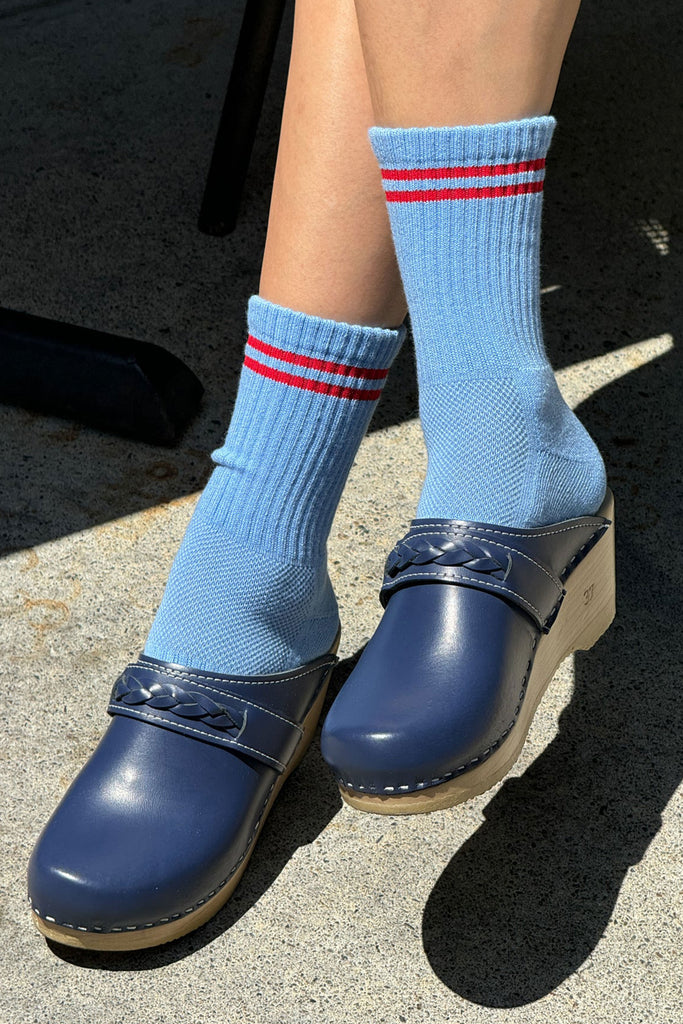 Boyfriend Socks (Ciel Blue) by Le Bon Shoppe