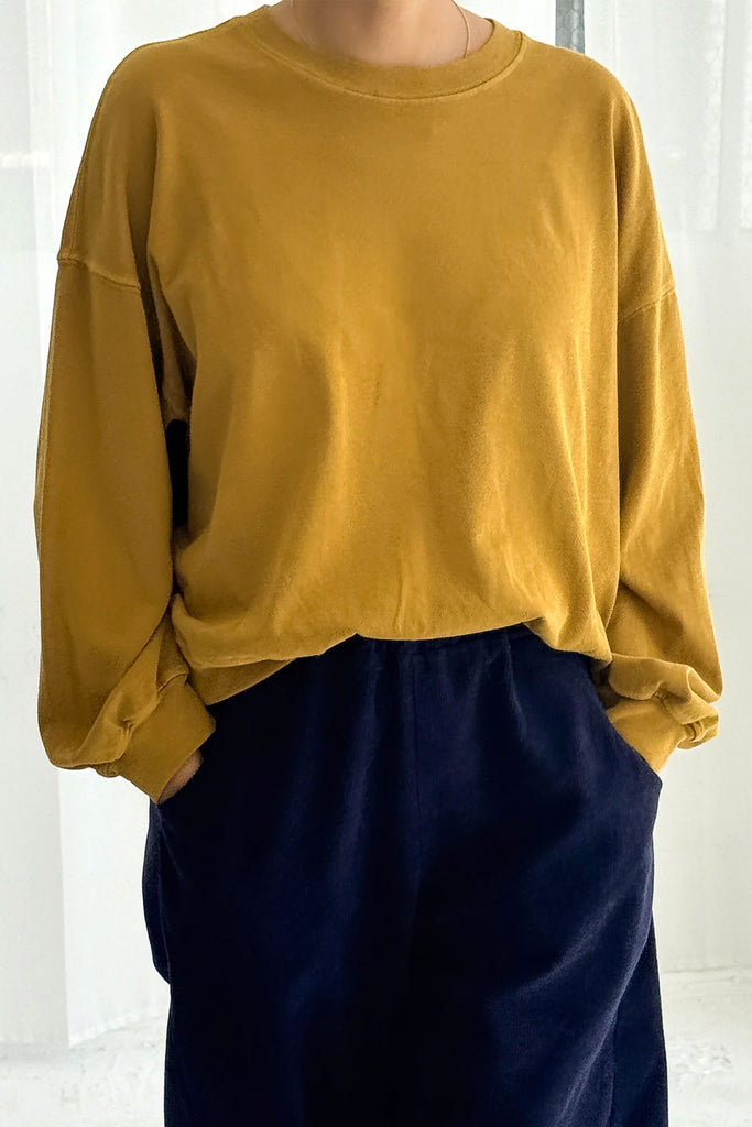 Cali Jersey Sweatshirt (Butterscotch) by Le Bon Shoppe