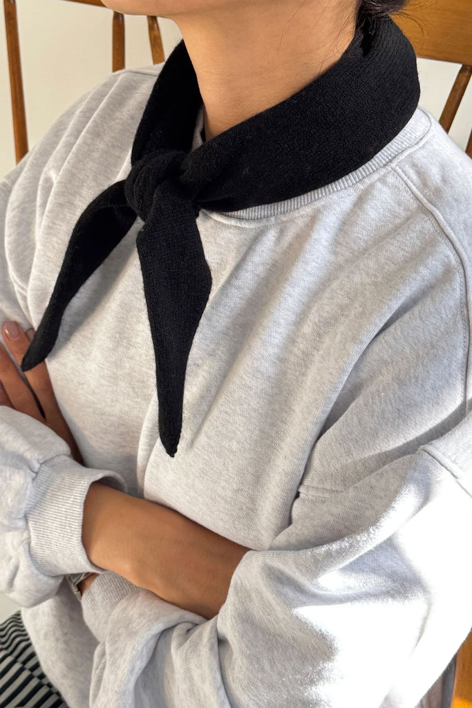 Cashmere Bandana (Black) by Le Bon Shoppe