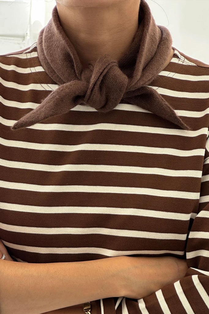 Cashmere Bandana (Mocha) by Le Bon Shoppe