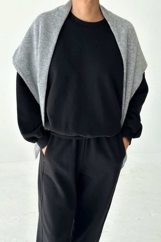 Cashmere Shawl (Heather Grey) by Le Bon Shoppe