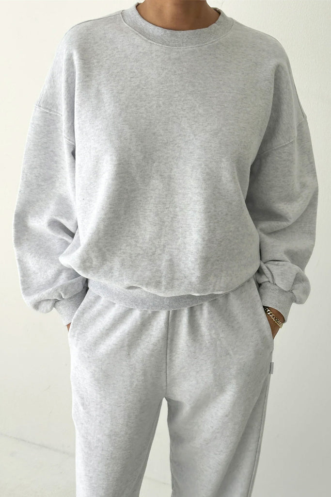 French Terry Core Sweatshirt (Icy Grey) by Le Bon Shoppe