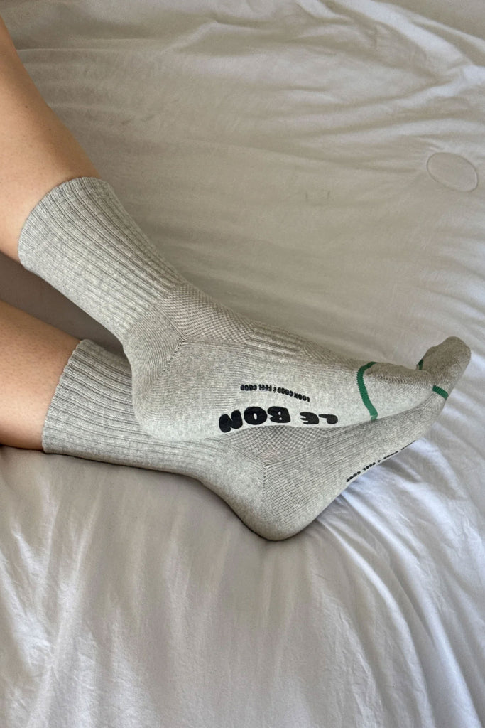 Hugger Socks (Heather Grey) by Le Bon Shoppe