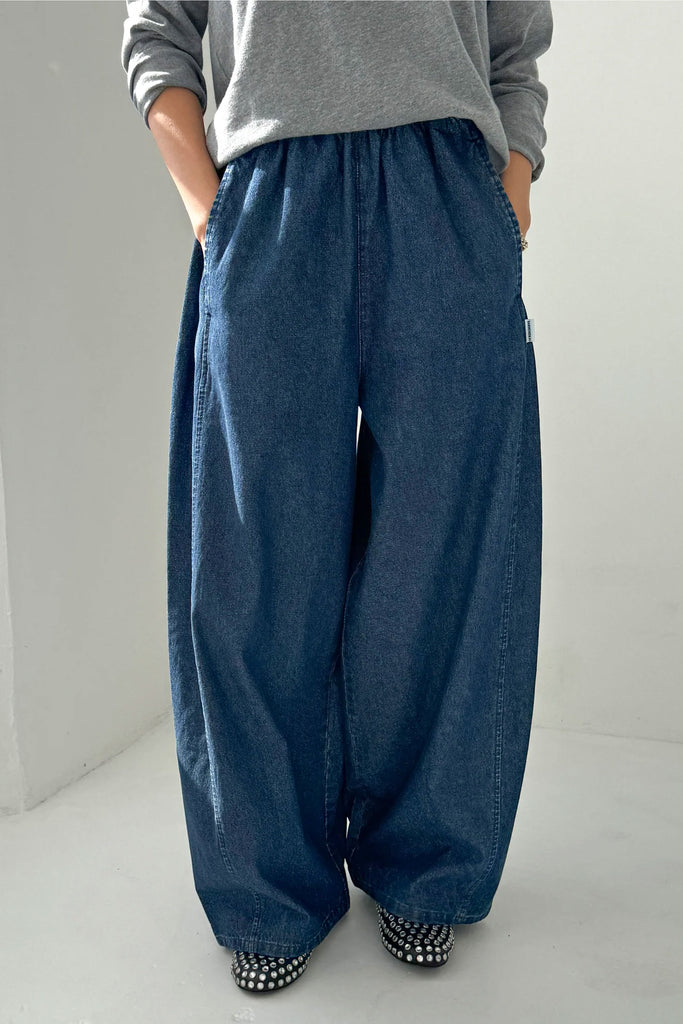 Parachute Pants (Denim Blue) by Le Bon Shoppe