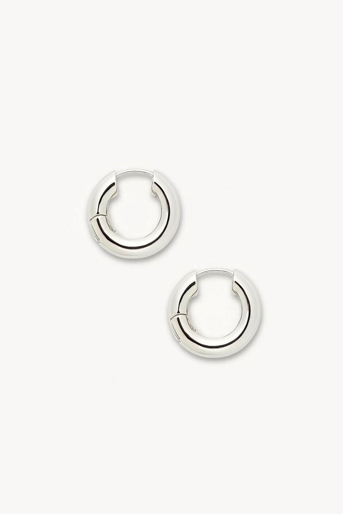 Chunky Hoops (Silver) by Machete