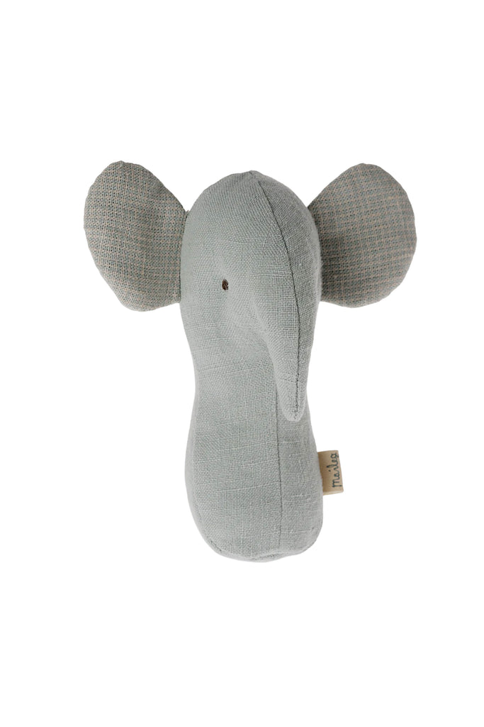 Lullaby Friends Rattle (Dusty Blue Elephant) by Maileg