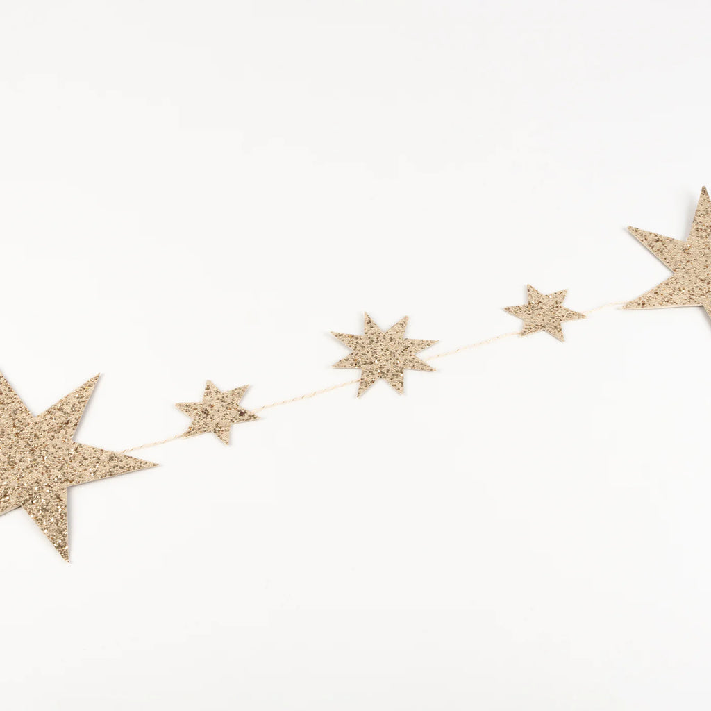 Glitter Stars Garland by Meri Meri