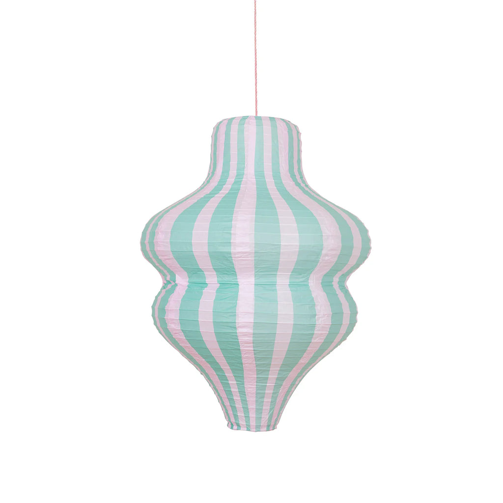 Hanging Paper Stripy Lantern Decoration x 3 by Meri Meri