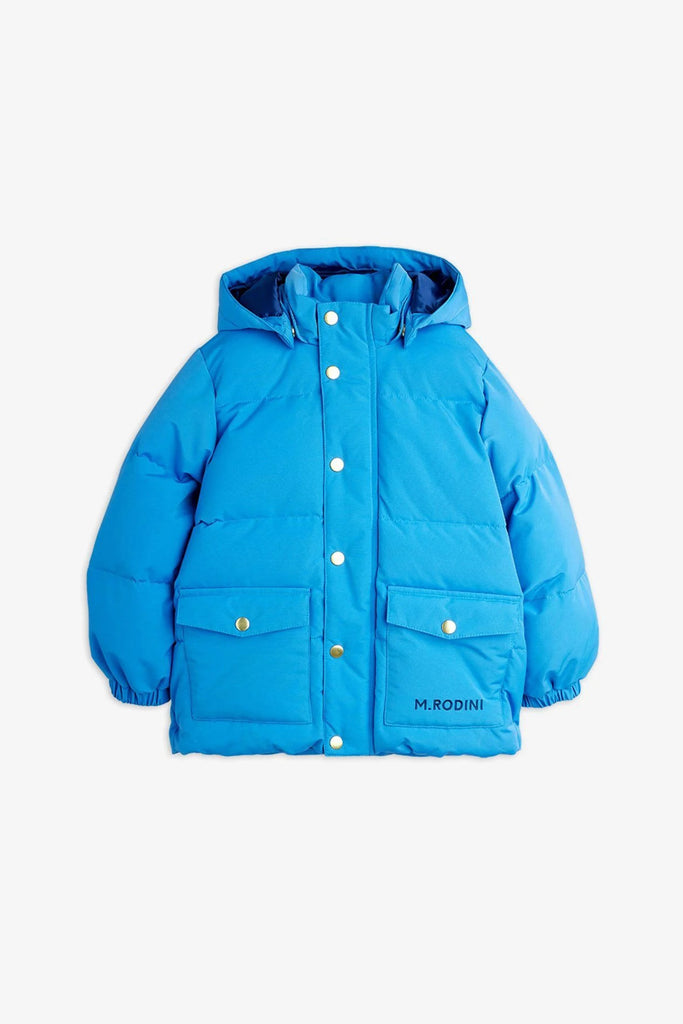 Solid Heavy Puffer (Blue) by Mini Rodini