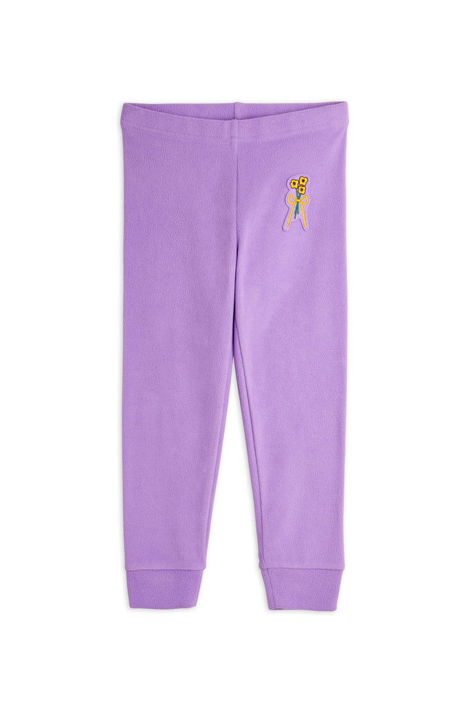 Winter Flowers Microfleece Joggers by Mini Rodini