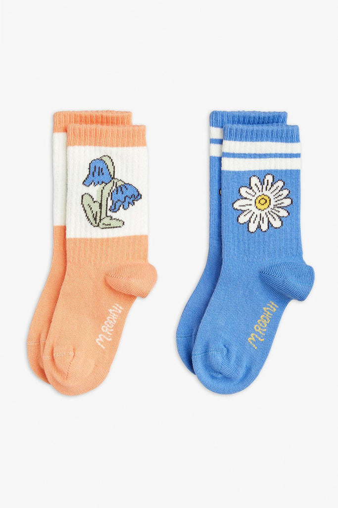 Flower Socks (2 Pack) by Mini Rodini
