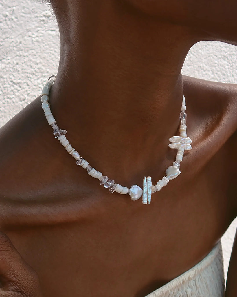 Bellamy Pearl Statement Necklace by Mod + Jo