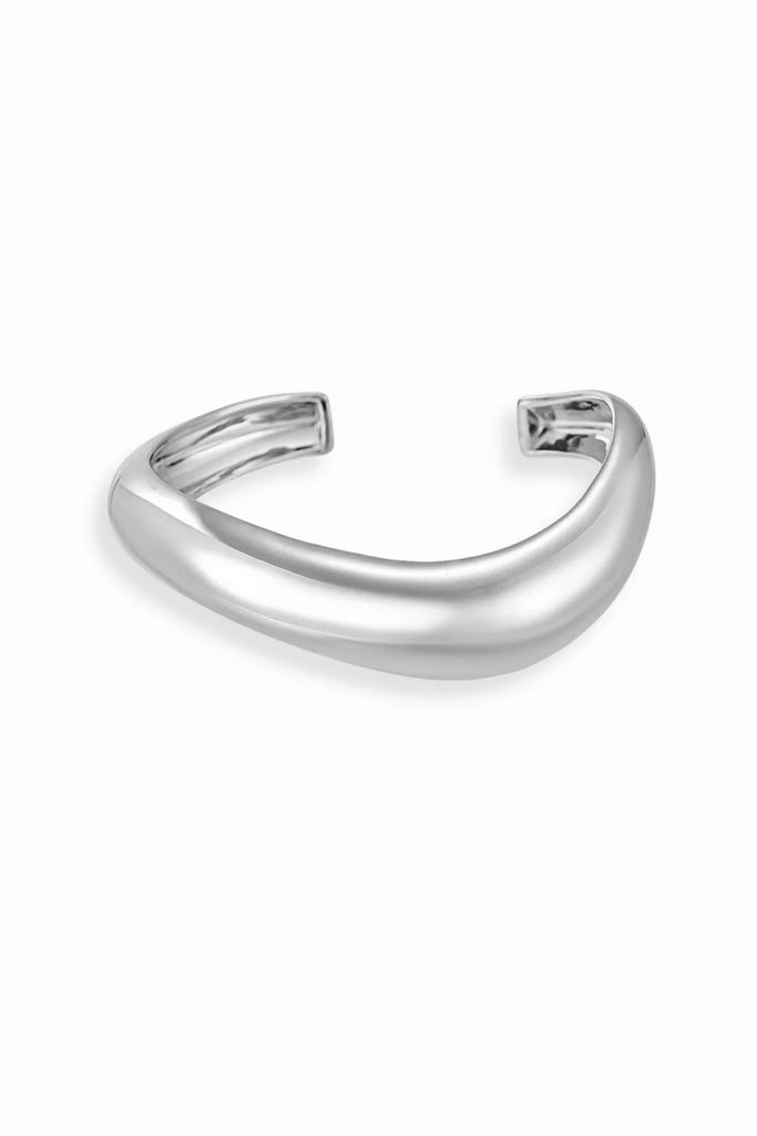 Giselle Domed Cuff (Silver) by Mod + Jo